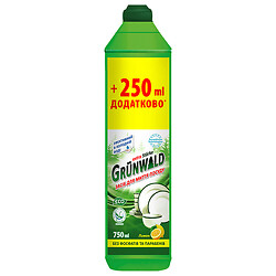 Средство для мытья посуды бесфосфатное Grunwald Eco Лимон 750 мл