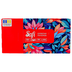 Салфетки бумажные Safi Blossom 2 слоя 200 шт/кор
