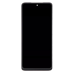 Дисплей (екран) Motorola G71s / G82 / XT2221 Moto G52, З сенсорним склом, З рамкою, TFT, Чорний