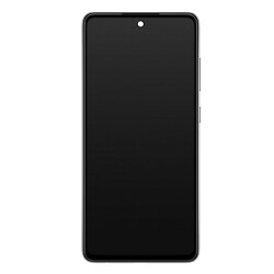 Дисплей (екран) Samsung A528 Galaxy A52s, З сенсорним склом, З рамкою, TFT, Чорний