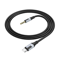 AUX кабель Borofone BL19 Creator, Type-C, 3.5 мм, 1.0 м., Чорний