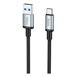 USB кабель Hoco US10, Type-C, 0.5 м., Чорний