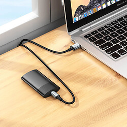 USB кабель Hoco US10, Type-C, 0.5 м., Чорний - № 7