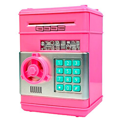 Копилка игрушечная для денег с кодовым замком, Розовый