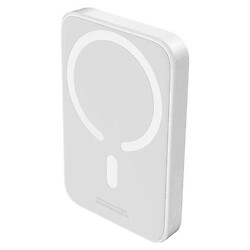 Портативна батарея (Power Bank) Baseus P10059002223-00 Magnetic Mini Air Wireless, 6000 mAh, Білий