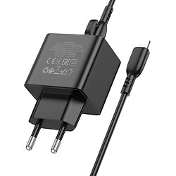 СЗУ Borofone BAS14A Erudite Apple iPhone SE 2022 / iPhone 14 Pro Max / iPhone 14 Plus / iPhone 14 Pro / iPhone 14 / iPhone 13 Pro / iPhone 13 Mini / iPhone 13 / iPhone 13 Pro Max / iPhone 12 Mini / iPhone 12 Pro Max, Lightning, З кабелем, Чорний - № 6