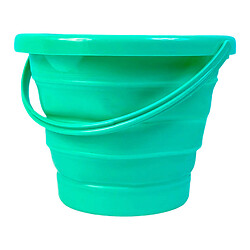Складное ведро Silicone Collapsible Bucket, Голубой