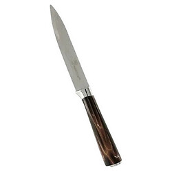 Нож кухонный металлический с рельефным лезвием 5"