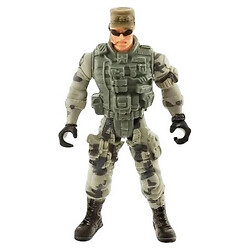 Фигурка игрушечная пластиковая Солдат в ассортименте