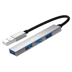 USB Hub Essager Fengyang, Срібний