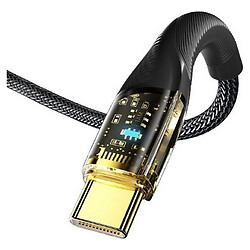 USB кабель Essager Interstellar EXCTT1-XJA01-P, Type-C, 2.0 м., Чорний