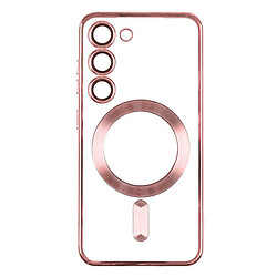 Чехол (накладка) Samsung S908 Galaxy S22 Ultra, Metallic Full Camera, MagSafe, Rose Gold, Розовый