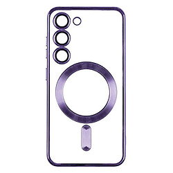 Чохол (накладка) Samsung Galaxy S24, Metallic Full Camera, Dark Purple, MagSafe, Фіолетовий