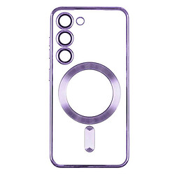 Чехол (накладка) Samsung Galaxy S24, Metallic Full Camera, MagSafe, Фиолетовый