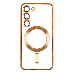 Чохол (накладка) Samsung Galaxy S24, Metallic Full Camera, Rose Gold, MagSafe, Рожевий