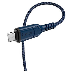 USB кабель Hoco X59, MicroUSB, 2.0 м., Синій