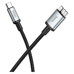 USB кабель Hoco US10, MicroUSB, 0.5 м., Чорний