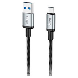 USB кабель Hoco US10, MicroUSB, 0.5 м., Чорний