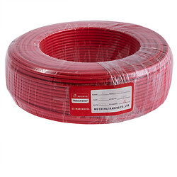 Провід монолітний 6.0mm2 (10AWG/D2.76мм, мідь, PVC), червоний