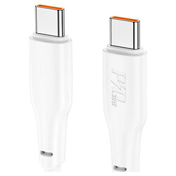 USB кабель Hoco X93 Force, Type-C, 1.0 м., Белый