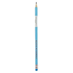 Олівець простий з гумкою з написом мікс