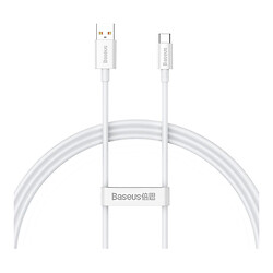 USB кабель Baseus P1032012214-01 Superior, Type-C, 1.0 м., Белый