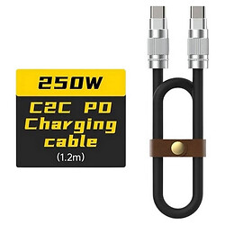 USB кабель Fnirsi, Type-C, 1.2 м., Чорний
