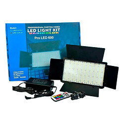 Видеосвет Light Kit Varicolor Pro 600Plus RGB, Черный