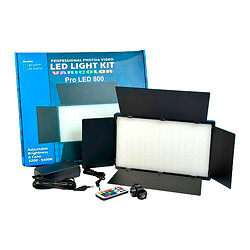 Відеосвітло Light Kit Varicolor Pro 800Plus RGB, Чорний