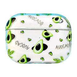 Чехол (накладка) Apple AirPods 3, Clear Case Strong Design, Avocado, Рисунок