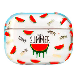 Чохол (накладка) Apple AirPods 3 / AirPods 4 mini, Clear Case Strong Design, Hello Summer, Малюнок