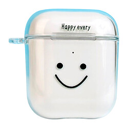 Чохол (накладка) Apple AirPods / AirPods 2, Clear Case Strong Design, Happy Every, Малюнок