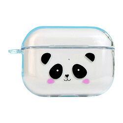 Чохол (накладка) Apple AirPods 3 / AirPods 4 mini, Clear Case Strong Design, Panda Smile, Малюнок