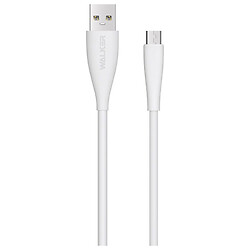 USB кабель Walker C305, MicroUSB, 1.0 м., Білий