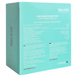 Bluetooth-гарнітура Walker BIG WBT-73, Стерео, Чорний - № 7