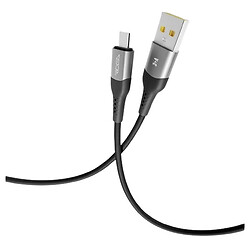 USB кабель Ridea RC-US42 UltraStrong, MicroUSB, 1.2 м., Черный