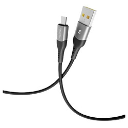 USB кабель Ridea RC-US42 UltraStrong, MicroUSB, 2.0 м., Чорний