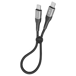 USB кабель Ridea RC-US42 UltraStrong, Type-C, 0.25 м., Чорний