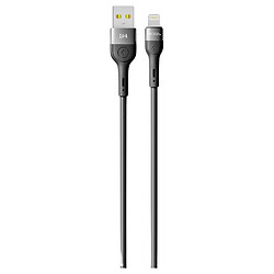 USB кабель Ridea RC-XS51 X-Silicone Apple iPhone SE 2022 / iPhone 14 Pro Max / iPhone 14 Plus / iPhone 14 Pro / iPhone 14 / iPhone 13 Pro / iPhone 13 Mini / iPhone 13 / iPhone 13 Pro Max / iPhone 12 Mini / iPhone 12 Pro Max, Lightning, 1.2 м., Чорний
