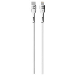 USB кабель Ridea RC-XS51 X-Silicone Apple iPhone SE 2022 / iPhone 14 Pro Max / iPhone 14 Plus / iPhone 14 Pro / iPhone 14 / iPhone 13 Pro / iPhone 13 Mini / iPhone 13 / iPhone 13 Pro Max / iPhone 12 Mini / iPhone 12 Pro Max, Lightning, 1.2 м., Белый