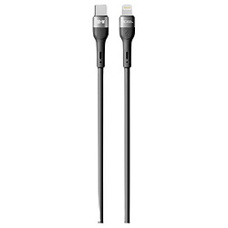 USB кабель Ridea RC-XS51 X-Silicone Apple iPhone SE 2022 / iPhone 14 Pro Max / iPhone 14 Plus / iPhone 14 Pro / iPhone 14 / iPhone 13 Pro / iPhone 13 Mini / iPhone 13 / iPhone 13 Pro Max / iPhone 12 Mini / iPhone 12 Pro Max, Type-C, 2.0 м., Черный