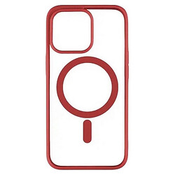 Чохол (накладка) Apple iPhone 14 Pro Max, Cristal Case Guard, Wine Red, MagSafe, Червоний