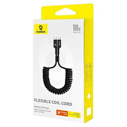 USB кабель Baseus Fish-Eye, Type-C, 1.0 м., Чорний