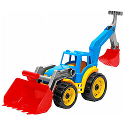 Трактор игрушечный пластиковый с двумя ковшами ТехноК