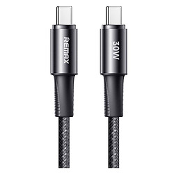 USB кабель Remax RC-C100 Fonsu, Type-C, 1.2 м., Черный