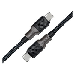 USB кабель AceFast C10-03, Type-C, 1.2 м., Черный