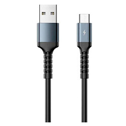 USB кабель Remax RC-008 Kayla II, MicroUSB, 1.0 м., Чорний
