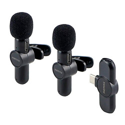 Микрофон петличный Remax K10 Ryusic, Черный