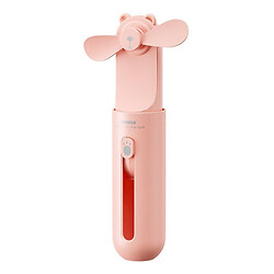 Портативный вентилятор Remax F12 Little Bear, Розовый