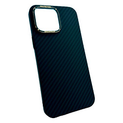 Чохол (накладка) Apple iPhone 12 Pro, Carbon Shockproof, MagSafe, Чорний